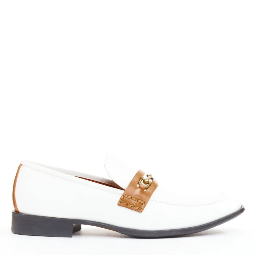 Celine White Leather Lace ups White Leather Fair - Back View