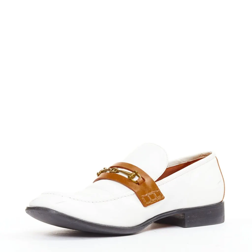 Celine White Leather Lace ups White Leather Fair - Model View