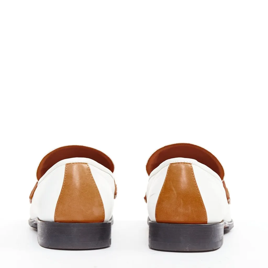 Celine White Leather Lace ups White Leather Fair - Box View