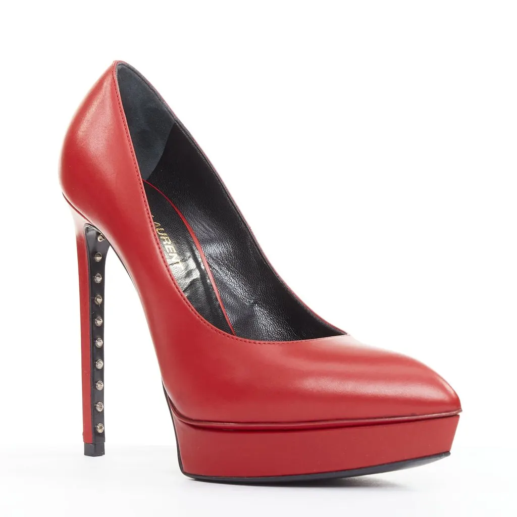 Saint Laurent Janus Rouge Oriente Red Leather Very good - Back View