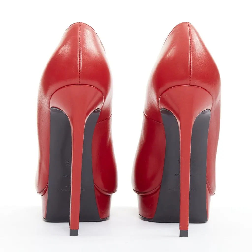 Saint Laurent Janus Rouge Oriente Red Leather Very good - Box View
