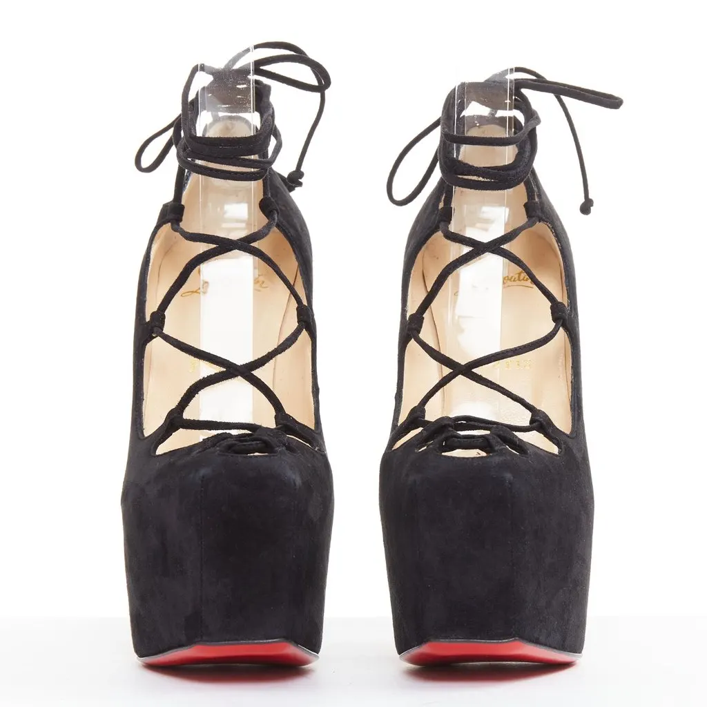 Christian Louboutin Ghildarc 160 Black Leather Very good - Inside View