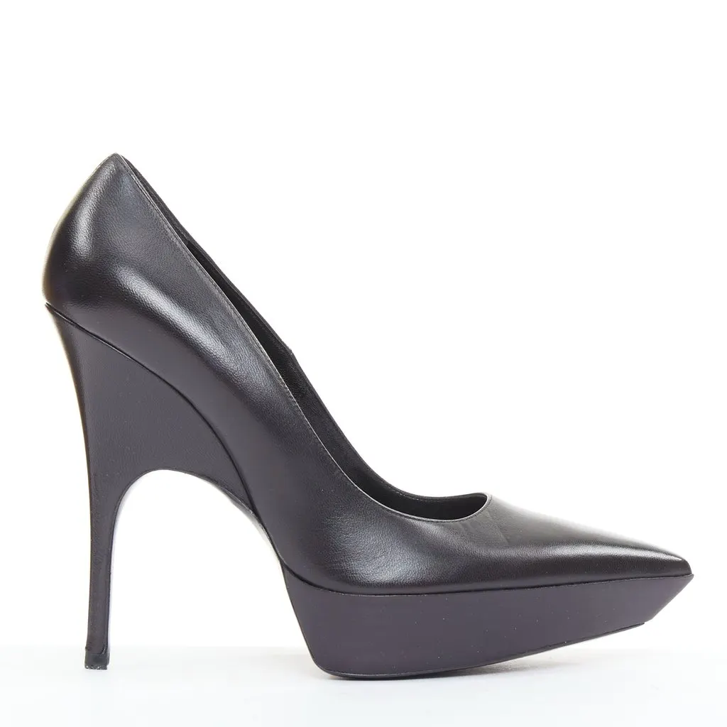Balenciaga Chevreau Brilliant Black Leather Very good - Front View