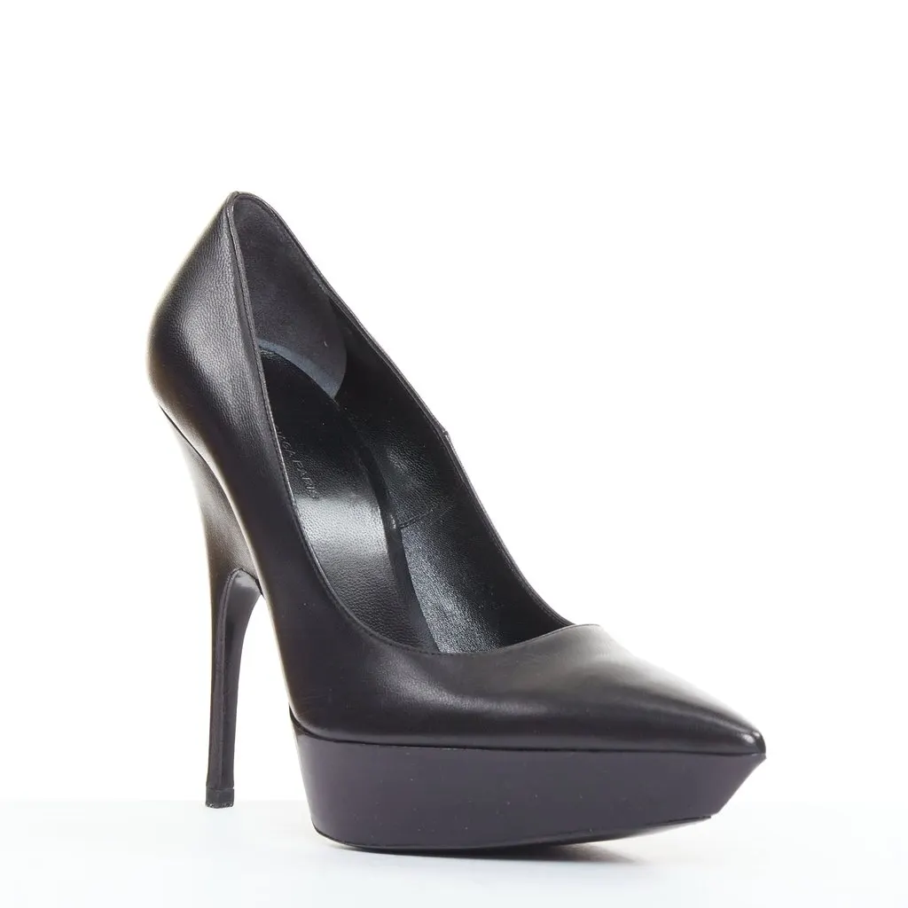 Balenciaga Chevreau Brilliant Black Leather Very good - Back View