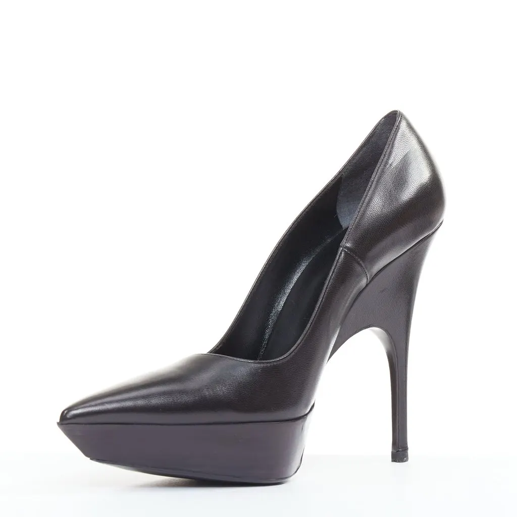 Balenciaga Chevreau Brilliant Black Leather Very good - Model View