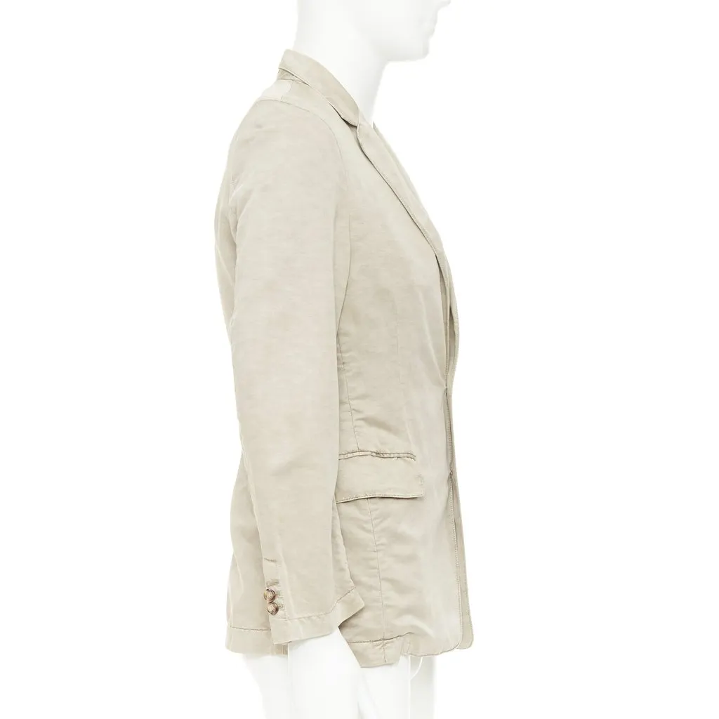 Prada Beige Linen Jacket Beige Linen Good - Box View