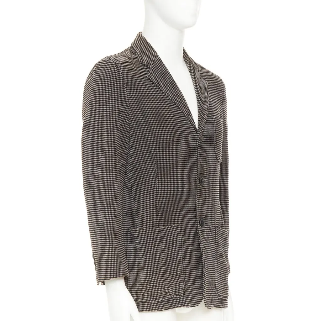 Giorgio Armani Brown Cotton Jacket Brown Cotton Very good - Inside View