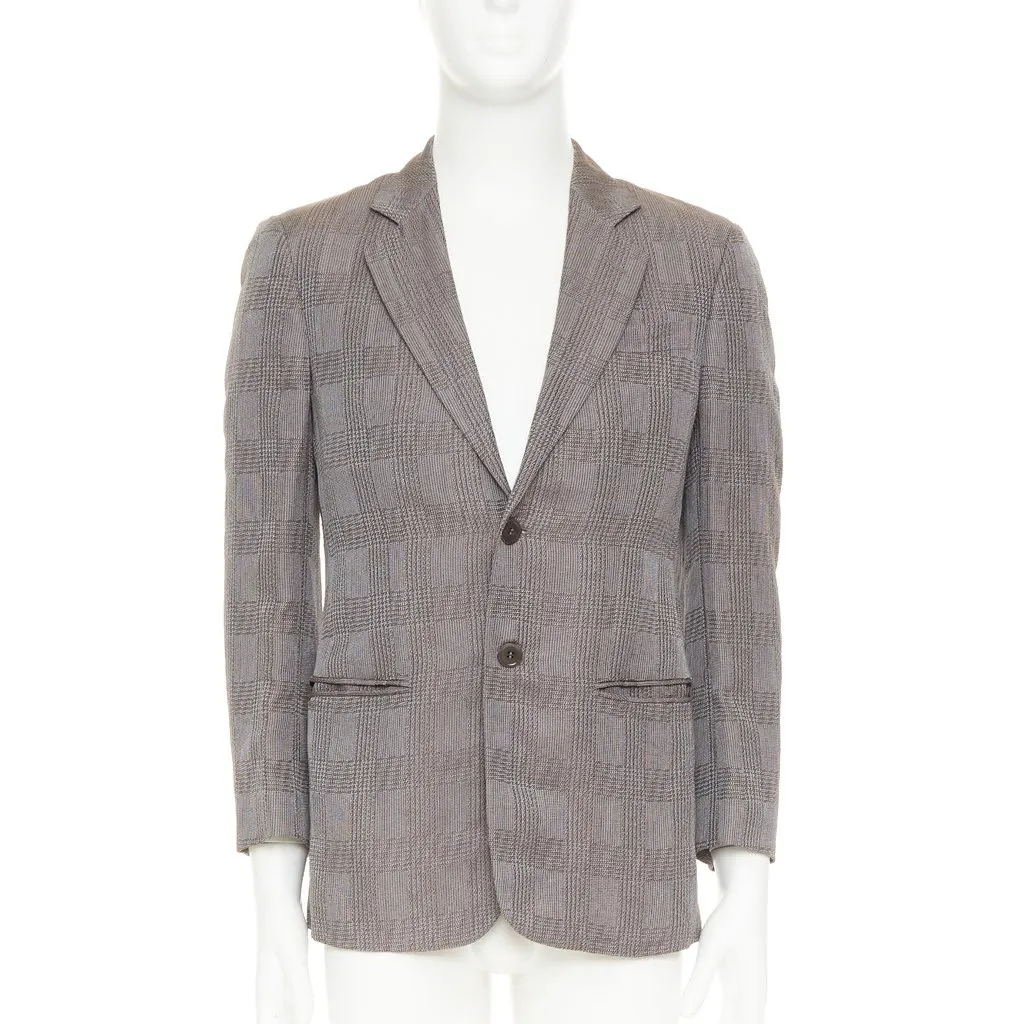 Giorgio Armani Grey Jacket Grey Very good - Front View