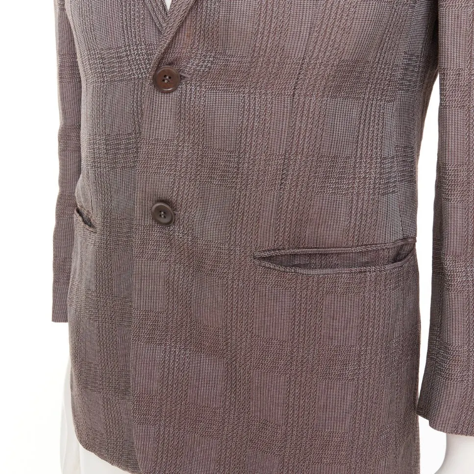 Giorgio Armani Grey Jacket Grey Very good - Back View