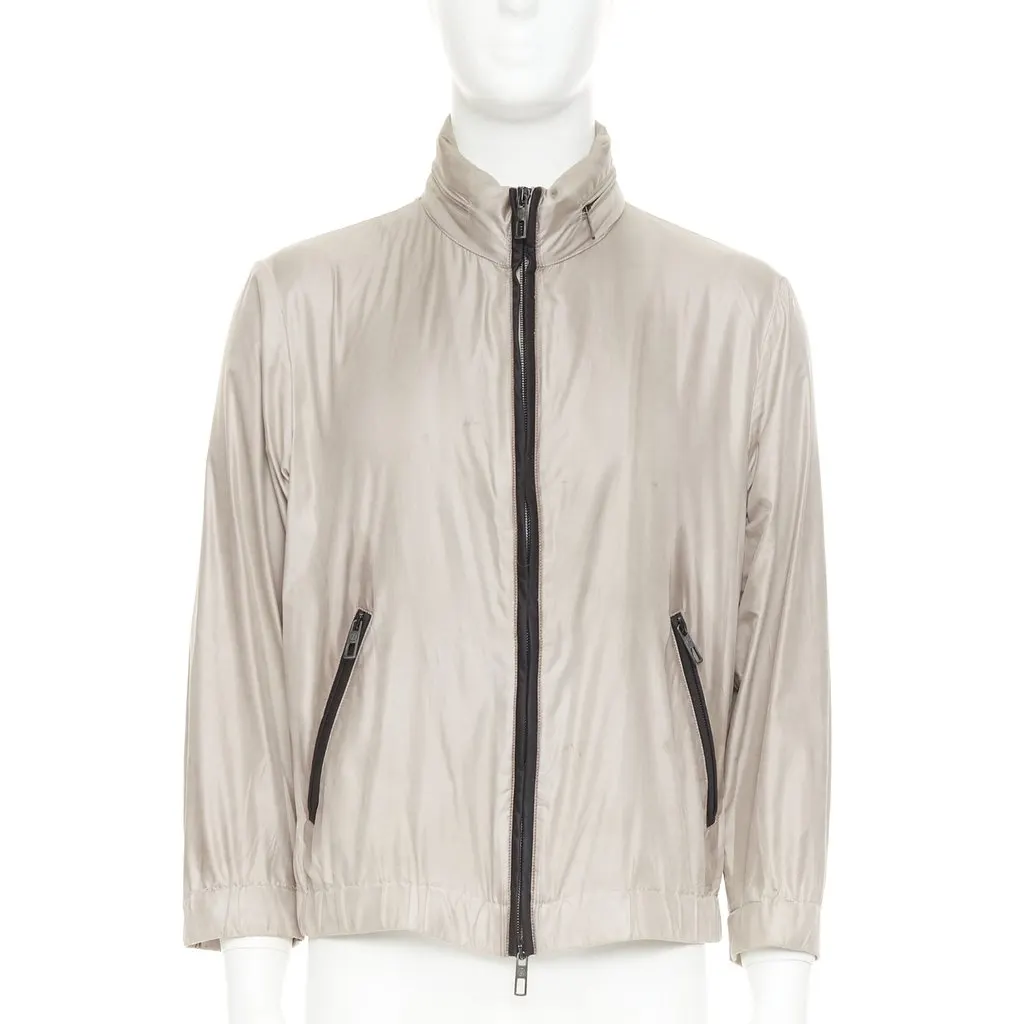 Giorgio Armani Beige Polyamide Coat Beige Polyamide Fair - Inside View