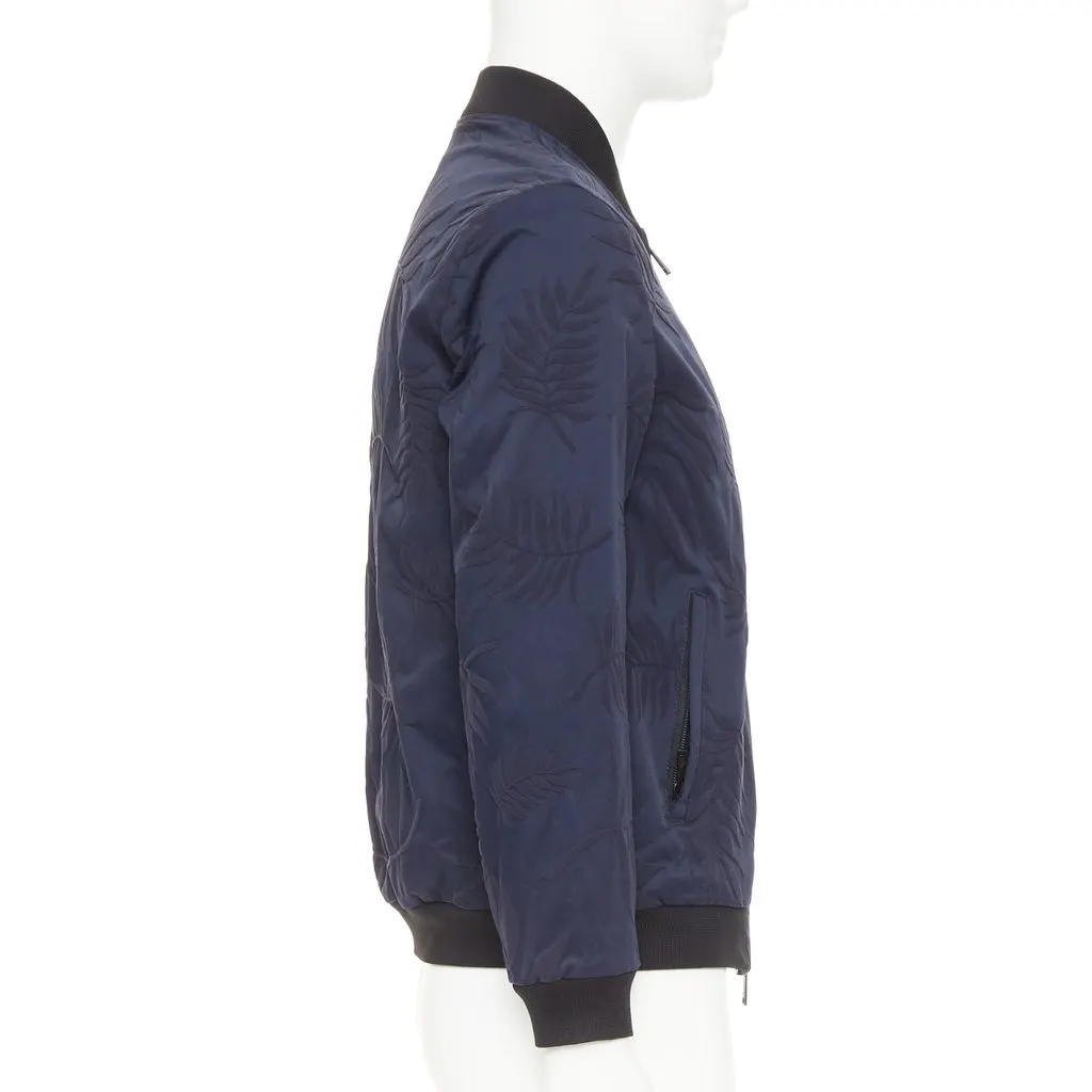 Giorgio Armani Navy Cotton Coat Navy Cotton Very good - Box View