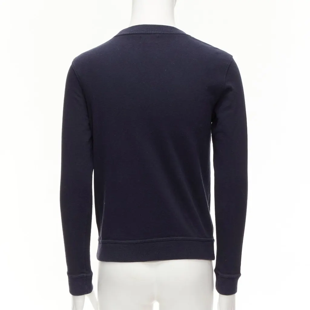A.P.C. Anchor Embroidery Sweatshirt Navy Cotton Good - Box View