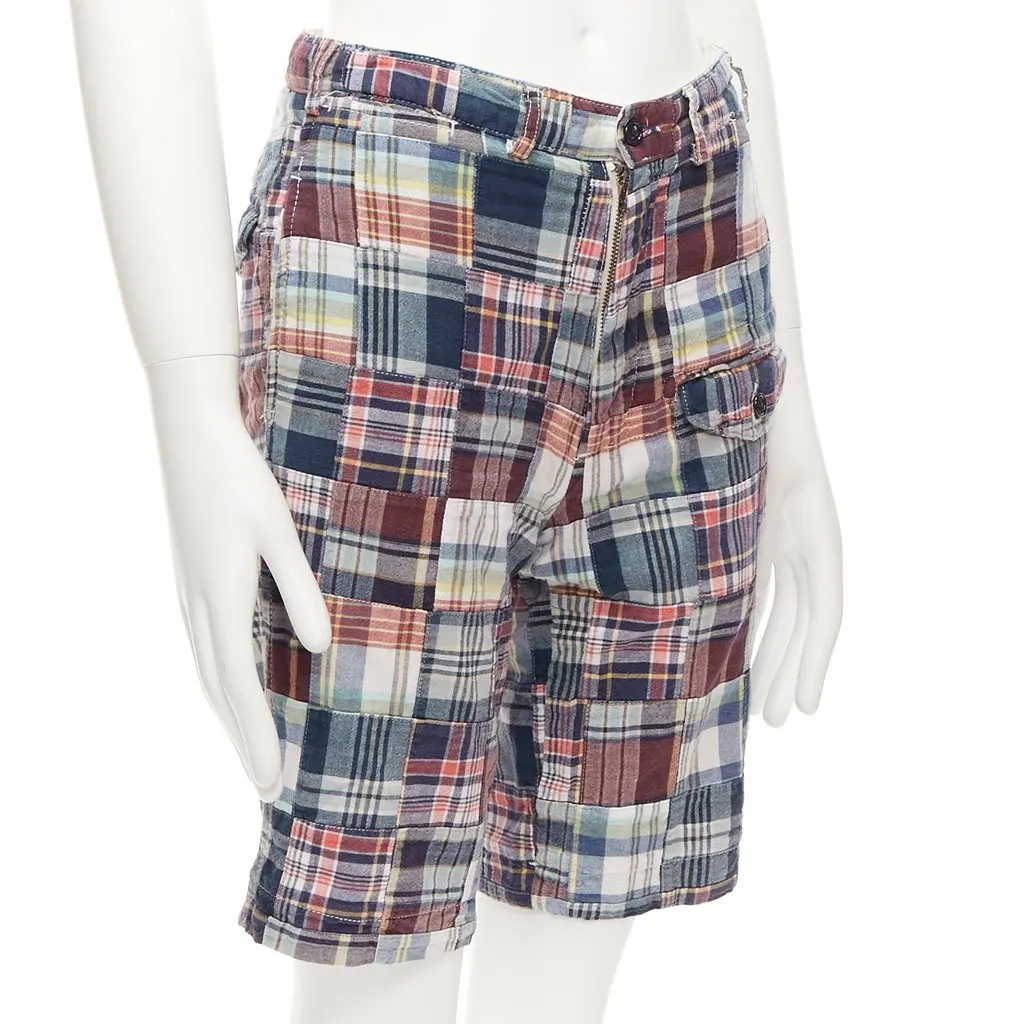 Engineered Garments Distressed Denim Shorts MultiColor Cotton Good - Inside View