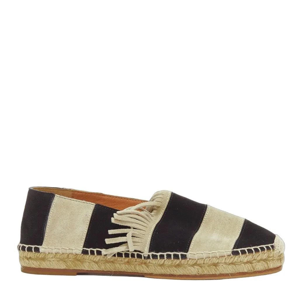Chloé Suede Grosgrain Shoes Black Suede Fair - Front View