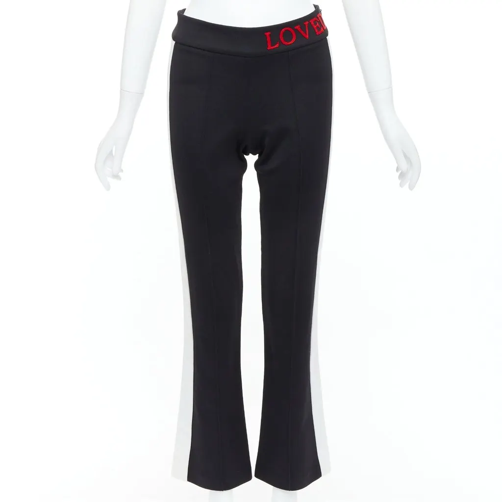 Gucci Embroidered Track Pants Black Fair - Inside View