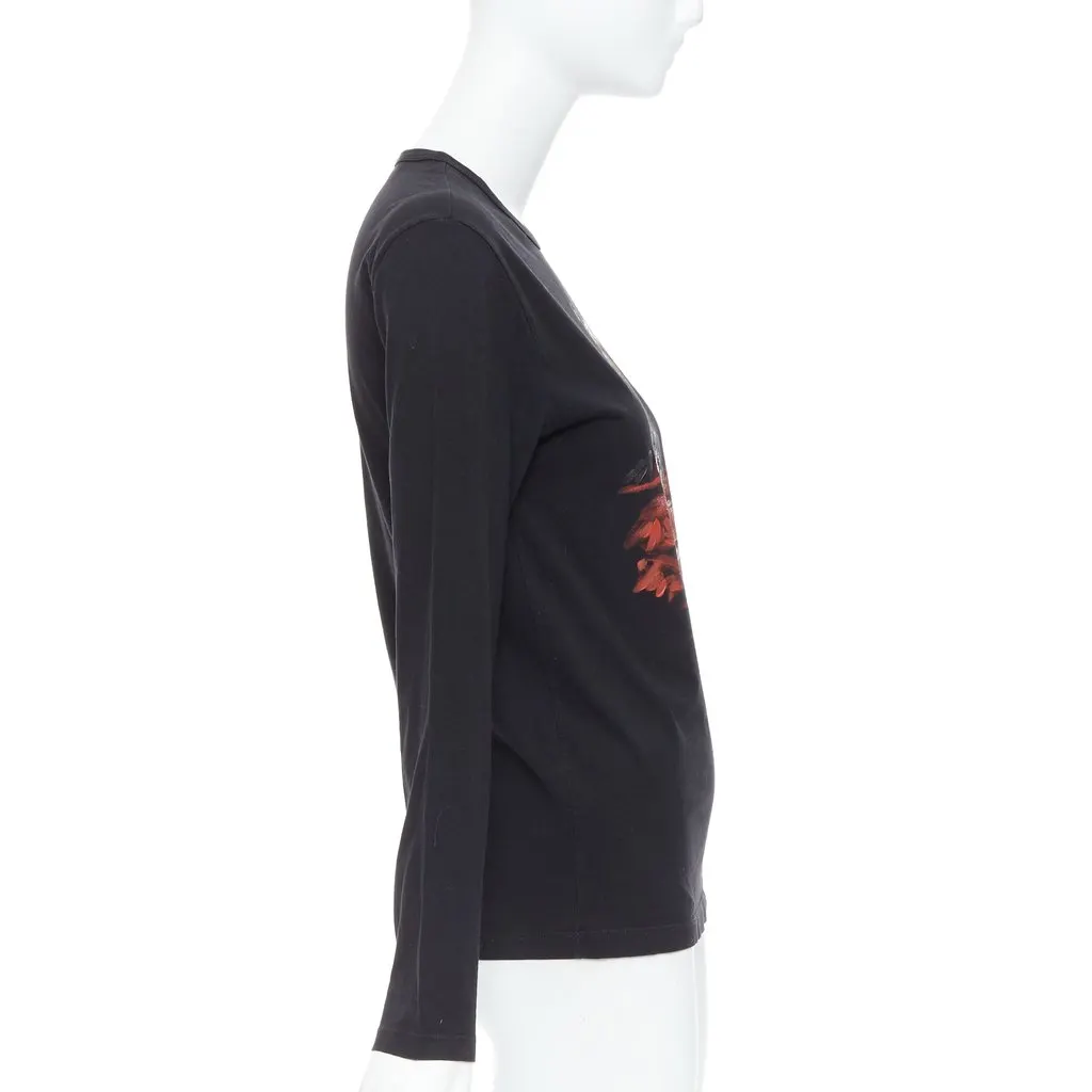 Moncler Graphic Logo Tee Black Cotton Never worn - Model View