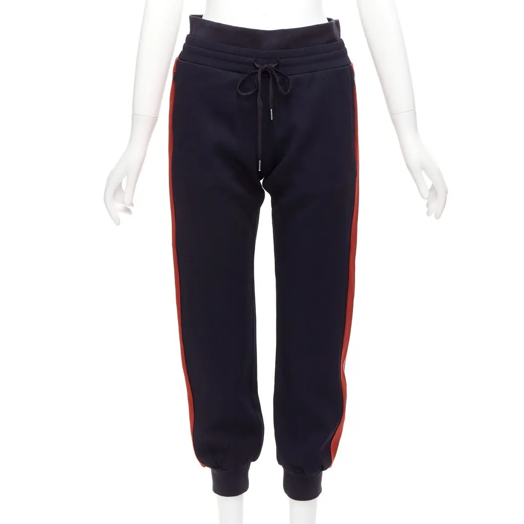 Alexander McQueen Double Waist Pants Navy Viscose Very good - Inside View