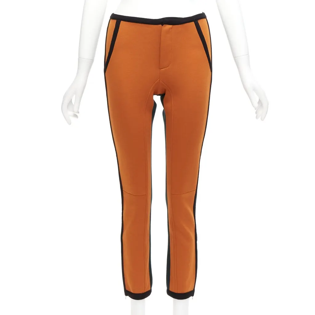 Marni Colorblock Joggers Orange Viscose Very good - Inside View