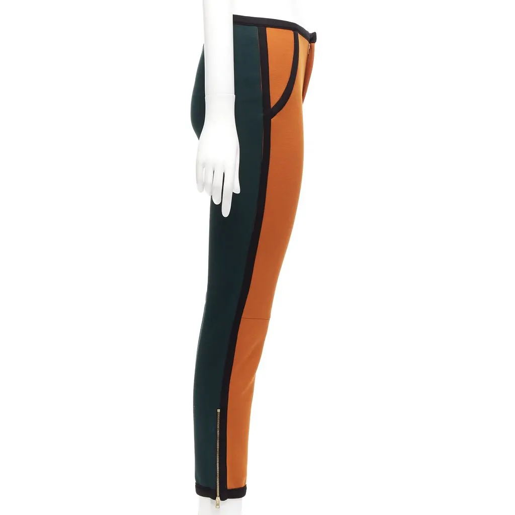 Marni Colorblock Joggers Orange Viscose Very good - Model View