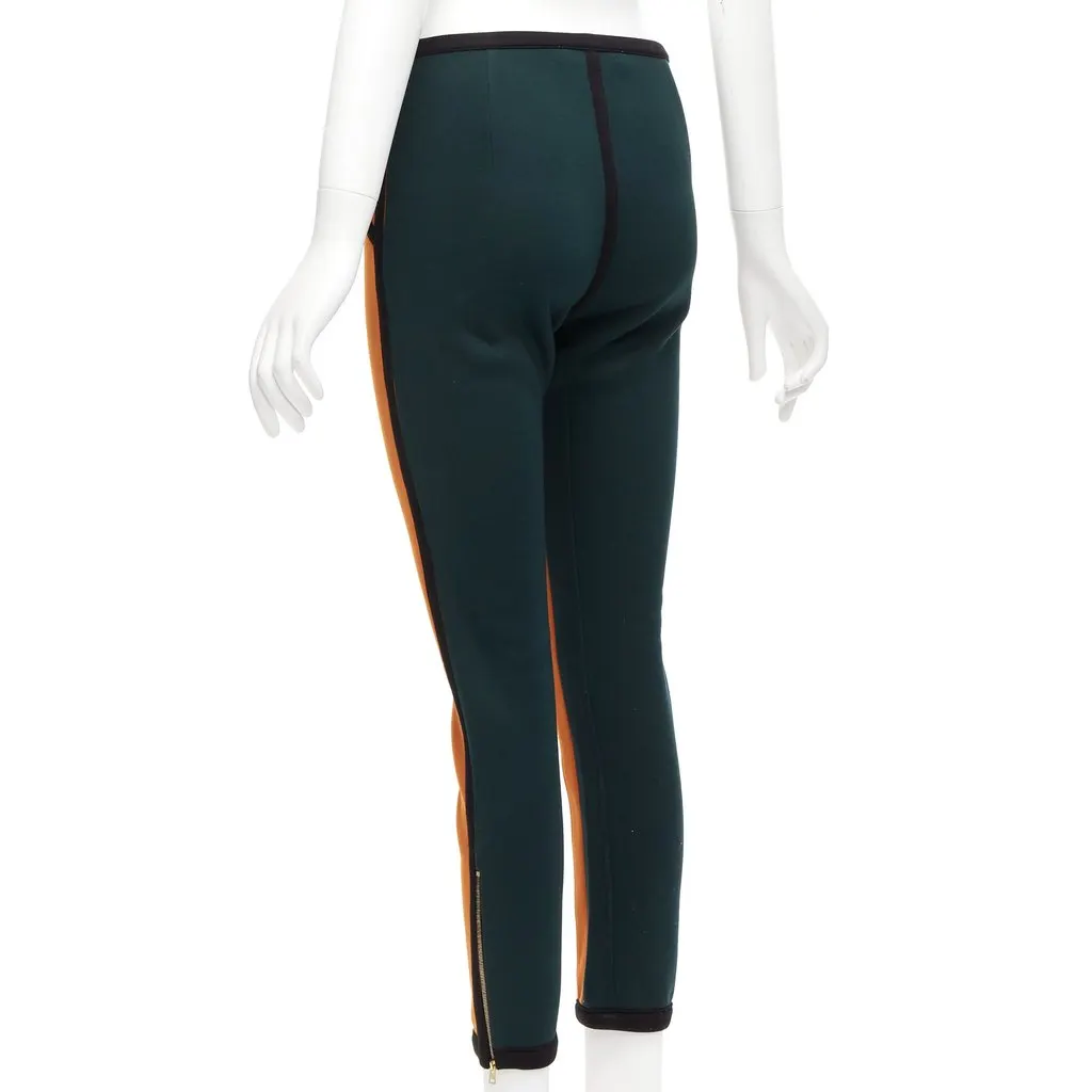 Marni Colorblock Joggers Orange Viscose Very good - Box View