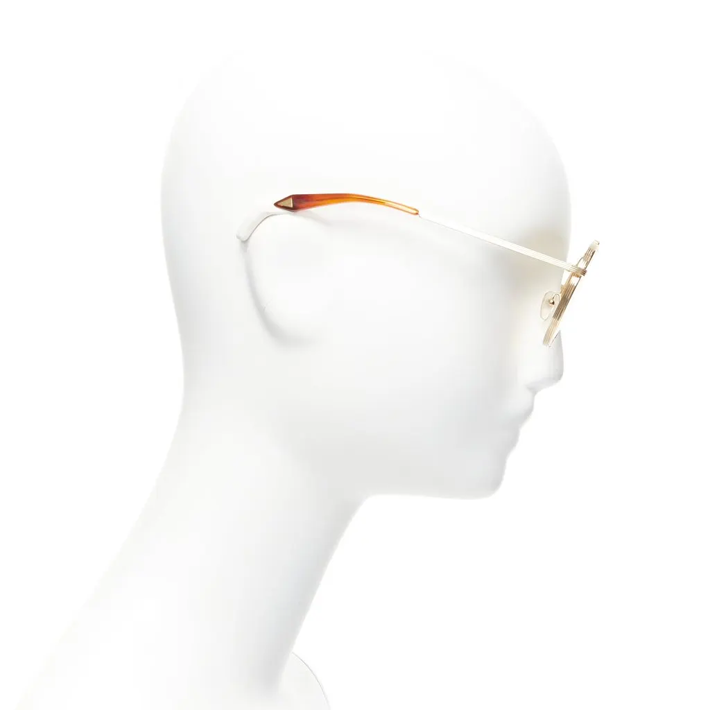 Victoria Beckham Cati VBS137 V4 54 18 130 Gold Metal Never worn - Inside View