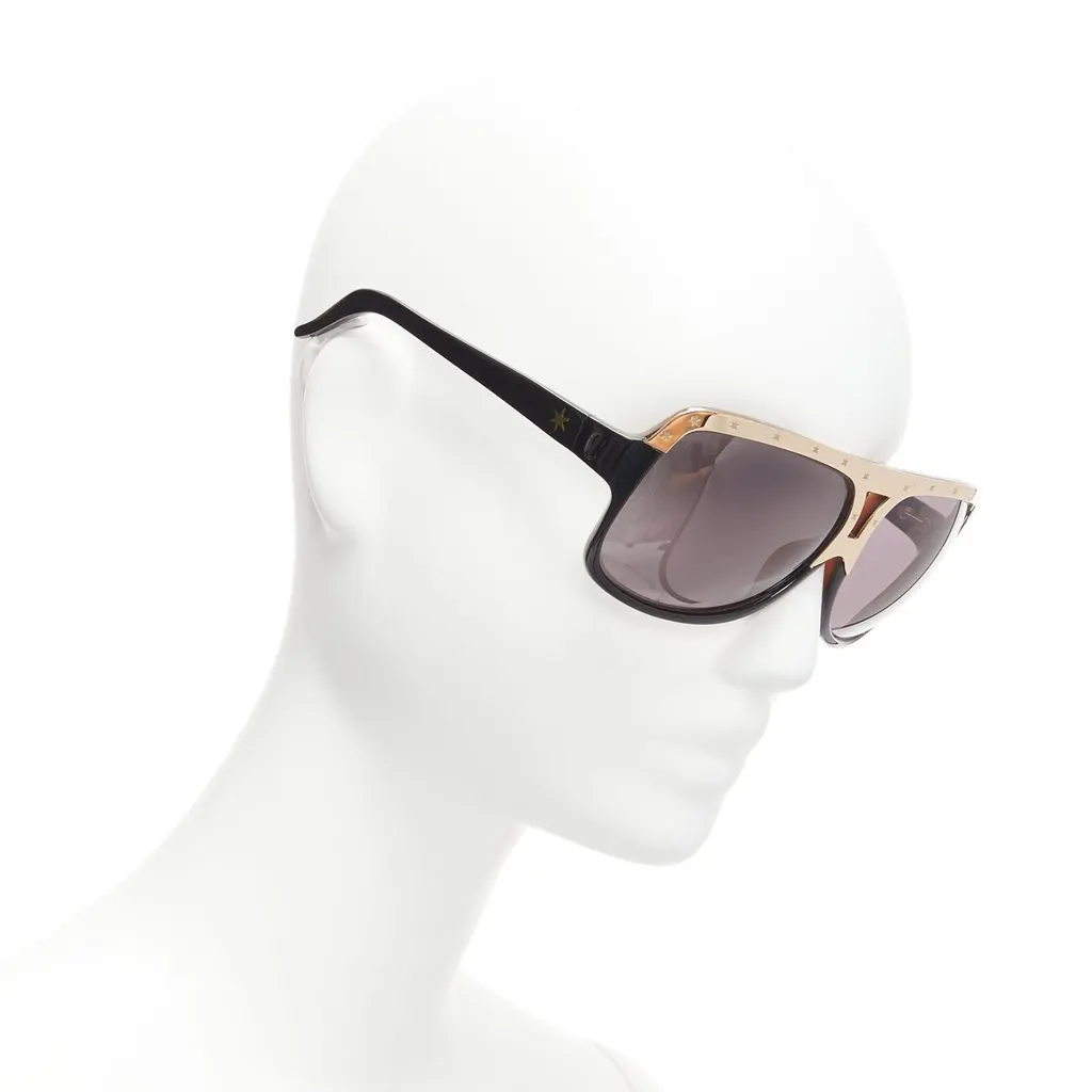 Victoria Beckham Star Bar Sunglasses Black Plastic Very good - Back View