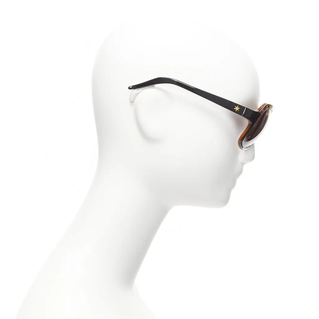 Victoria Beckham Star Bar Sunglasses Black Plastic Very good - Inside View