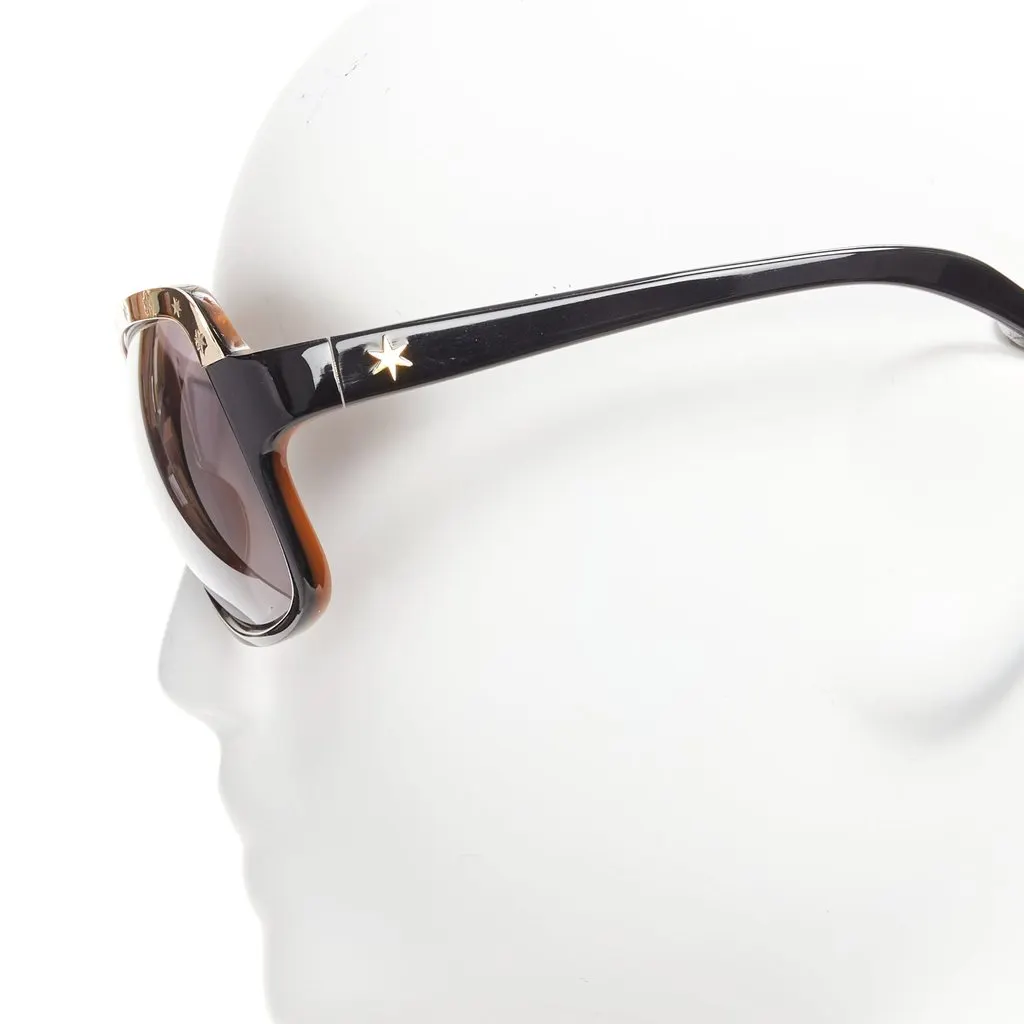 Victoria Beckham Star Bar Sunglasses Black Plastic Very good - Box View