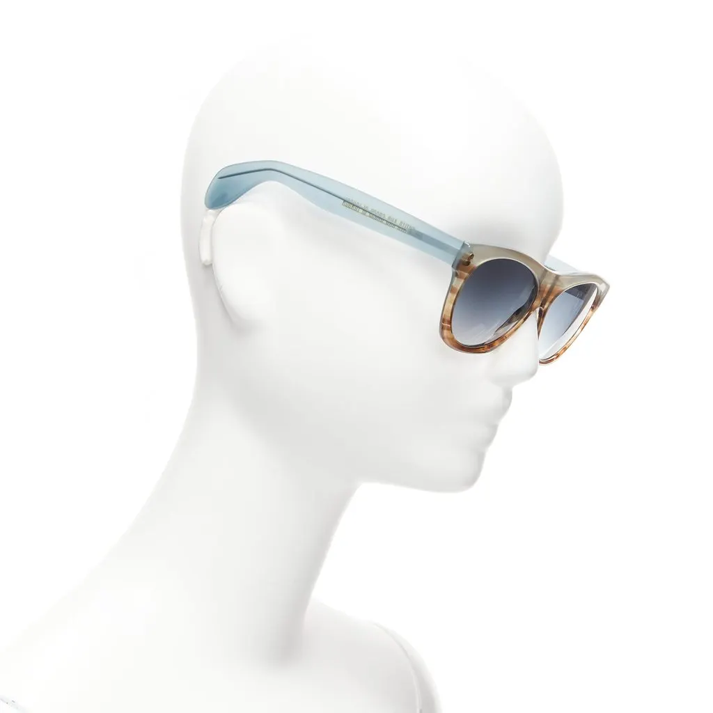 Cutler & Gross Gradient Frame Blue Sunglasses Blue Plastic Never worn - Back View
