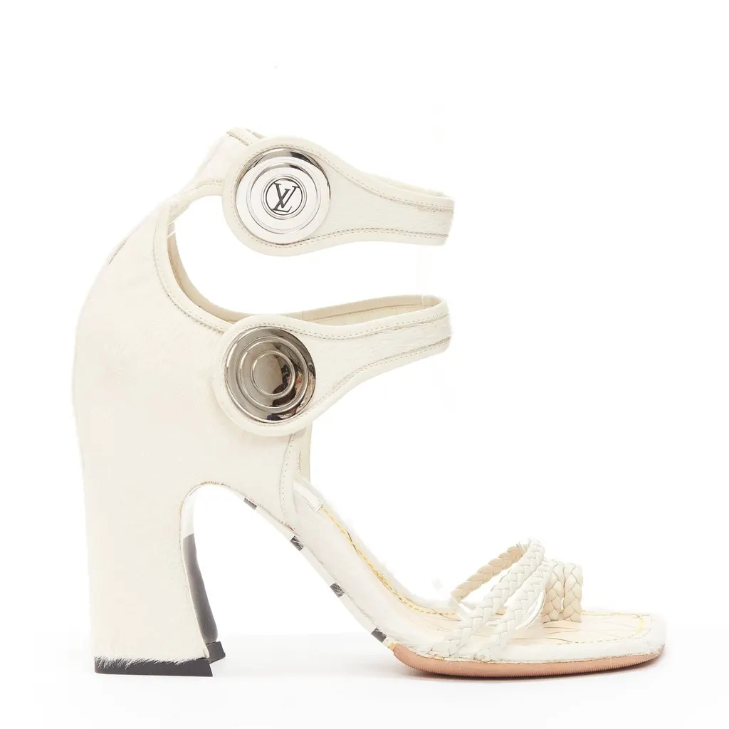 Louis Vuitton Anaconda White Leather Very good - Front View