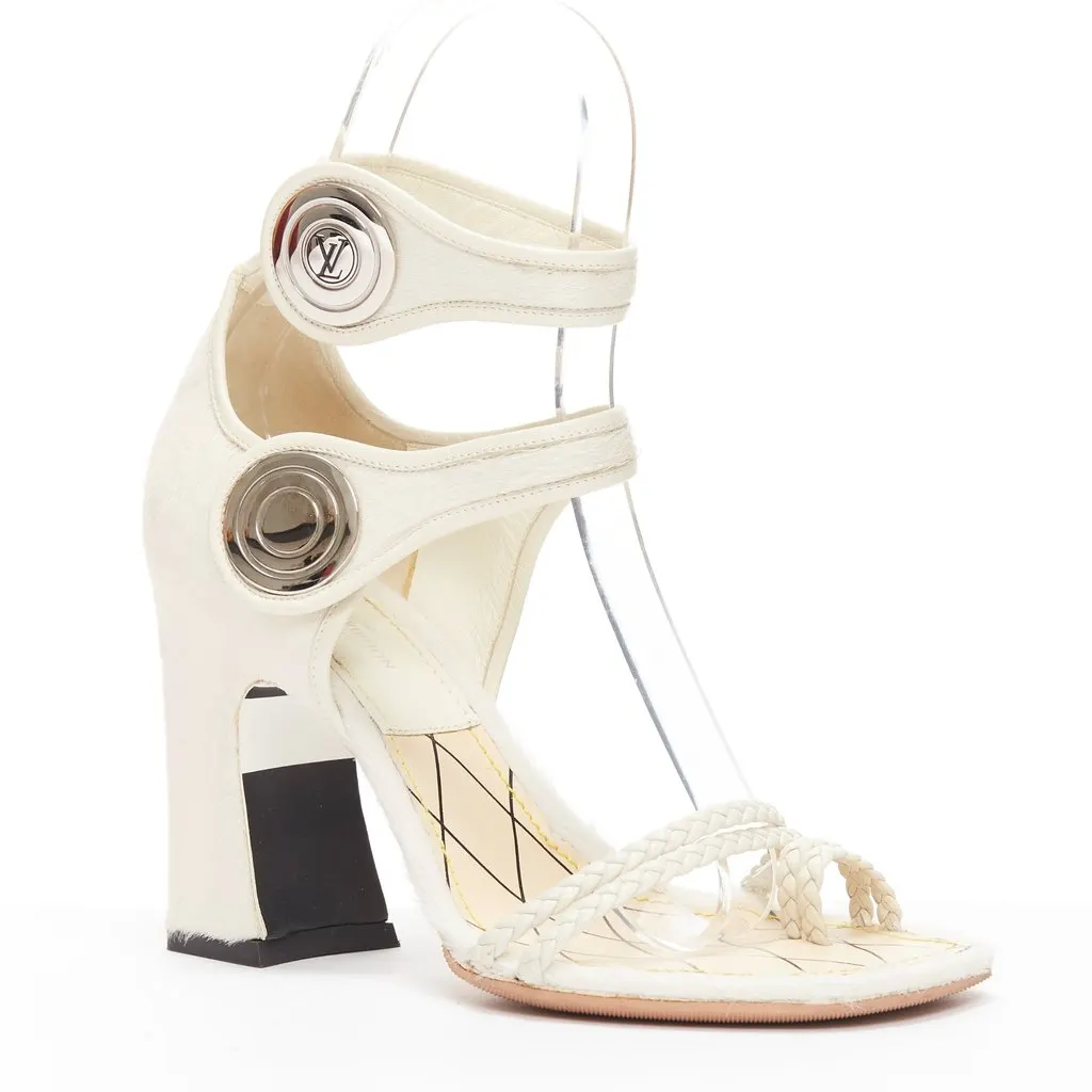 Louis Vuitton Anaconda White Leather Very good - Back View