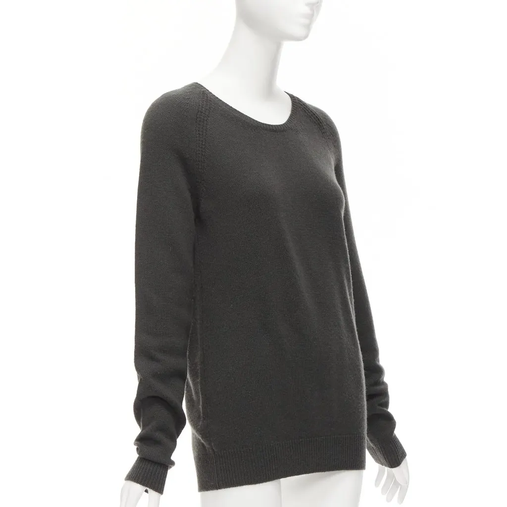 Stella McCartney Raglan Wool Sweater Grey Wool Good - Inside View