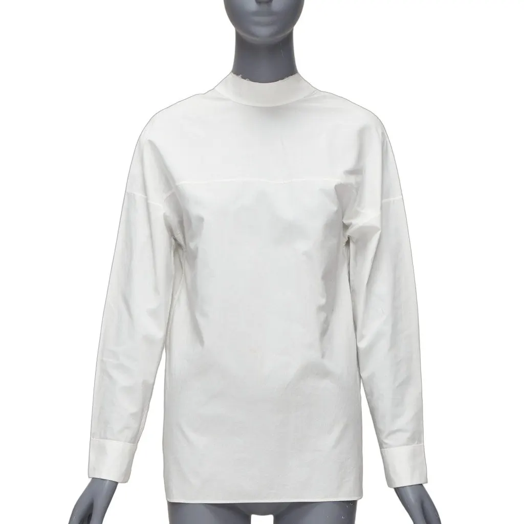 Marni Gold Hook Panel Shirt White Cotton Very good - Front View