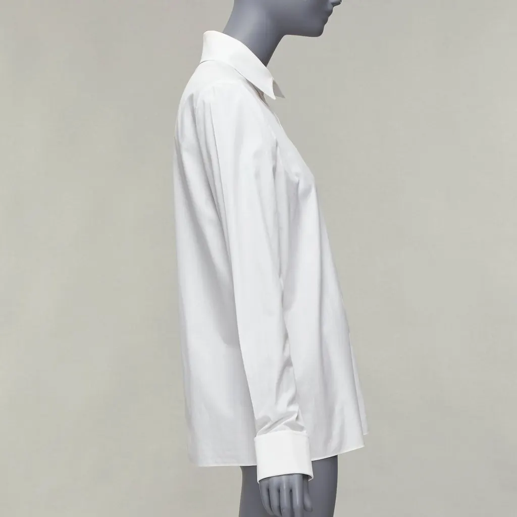 Givenchy Metal Button Shirt White Cotton Very good - Model View