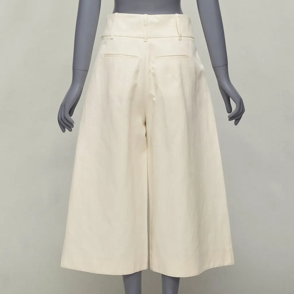 Marni Cargo Pocket Shorts Ecru Cotton Fair - Box View