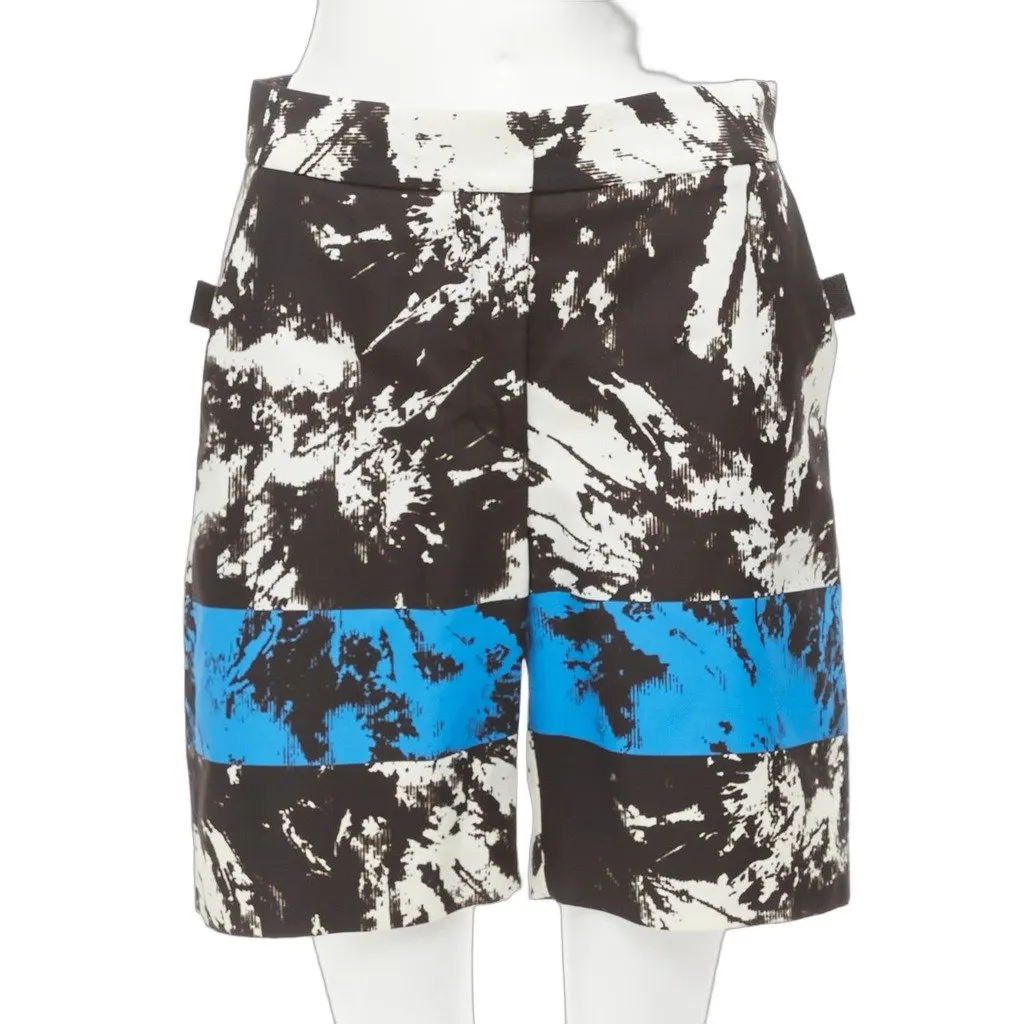 Alexander Wang Lambskin Leather Shorts Black Polyamide Never worn - Front View