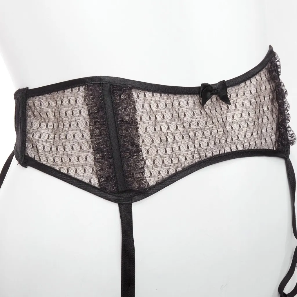 Myla Medusa Coin Black Belt Black Polyamide Never worn - Back View