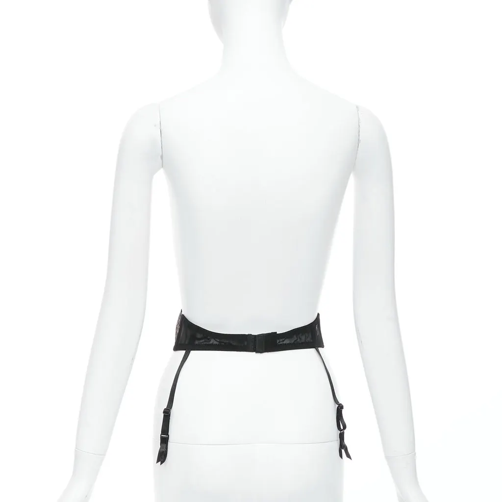Myla Medusa Coin Black Belt Black Polyamide Never worn - Box View