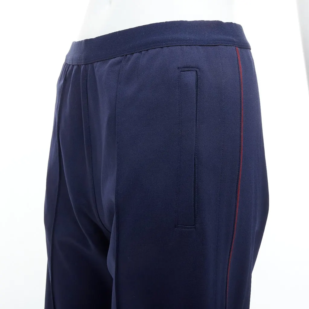 Tory Burch Trim Cropped Pants Navy Polyamide Never worn - Back View