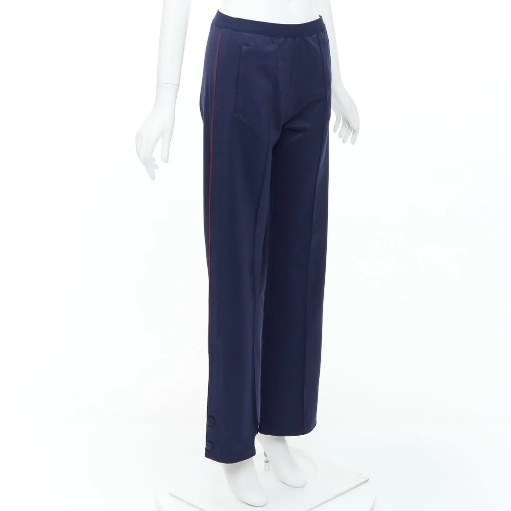 Tory Burch Trim Cropped Pants Navy Polyamide Never worn - Inside View