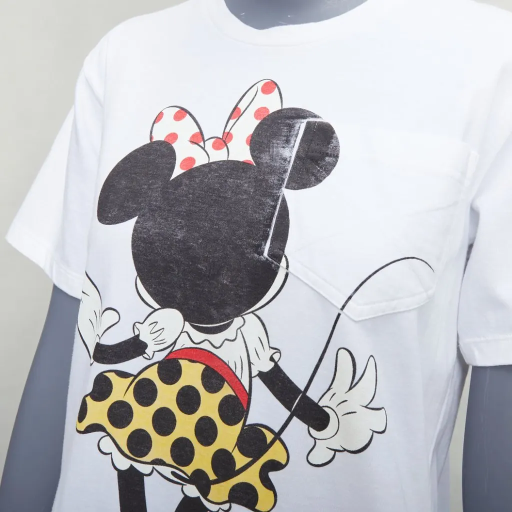 Victoria Beckham Mouse Print Tee White Cotton Fair - Back View