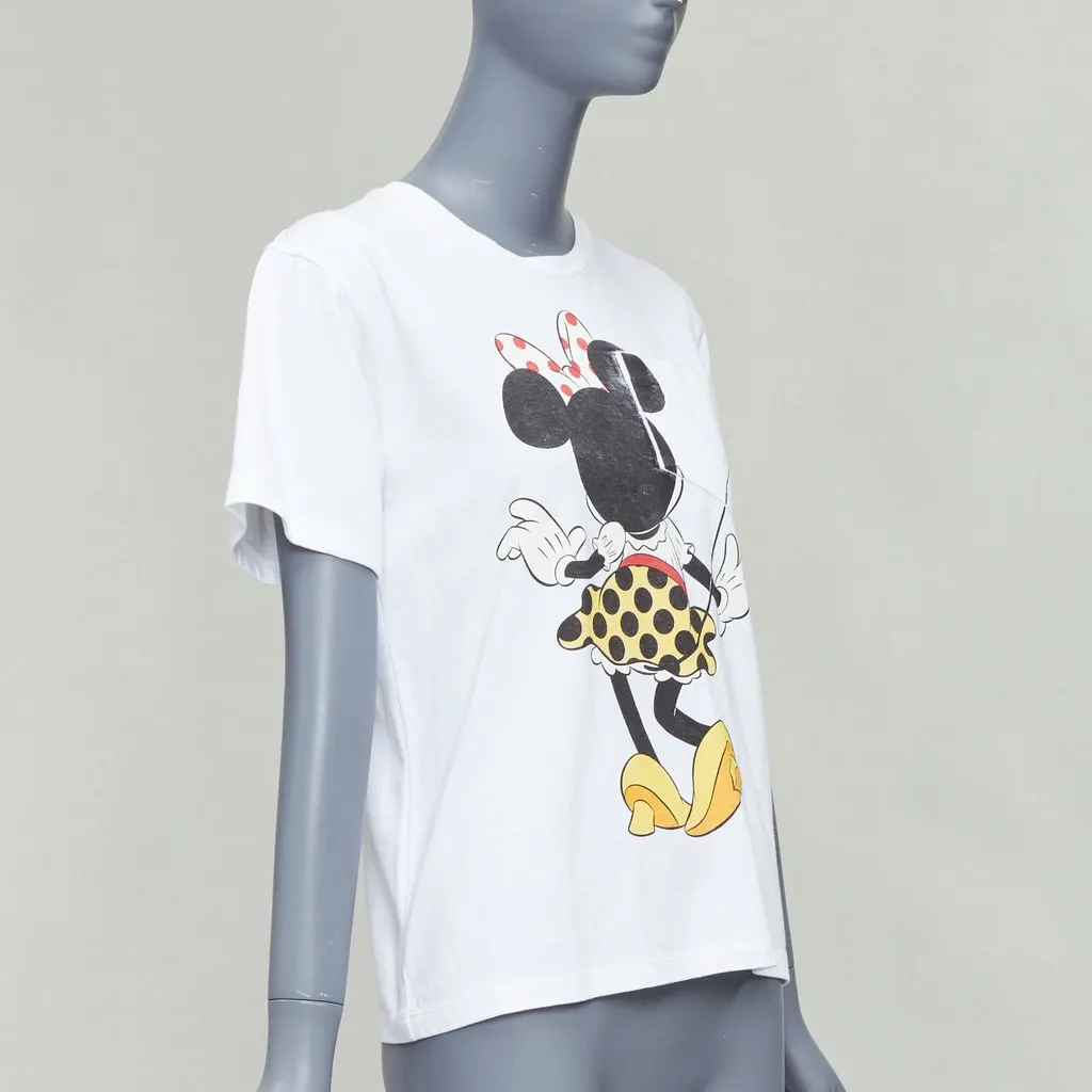 Victoria Beckham Mouse Print Tee White Cotton Fair - Inside View