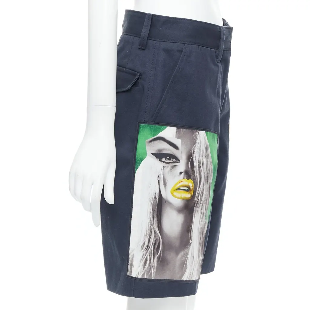 Acne Studios Eora Navy Polyester Very good - Model View