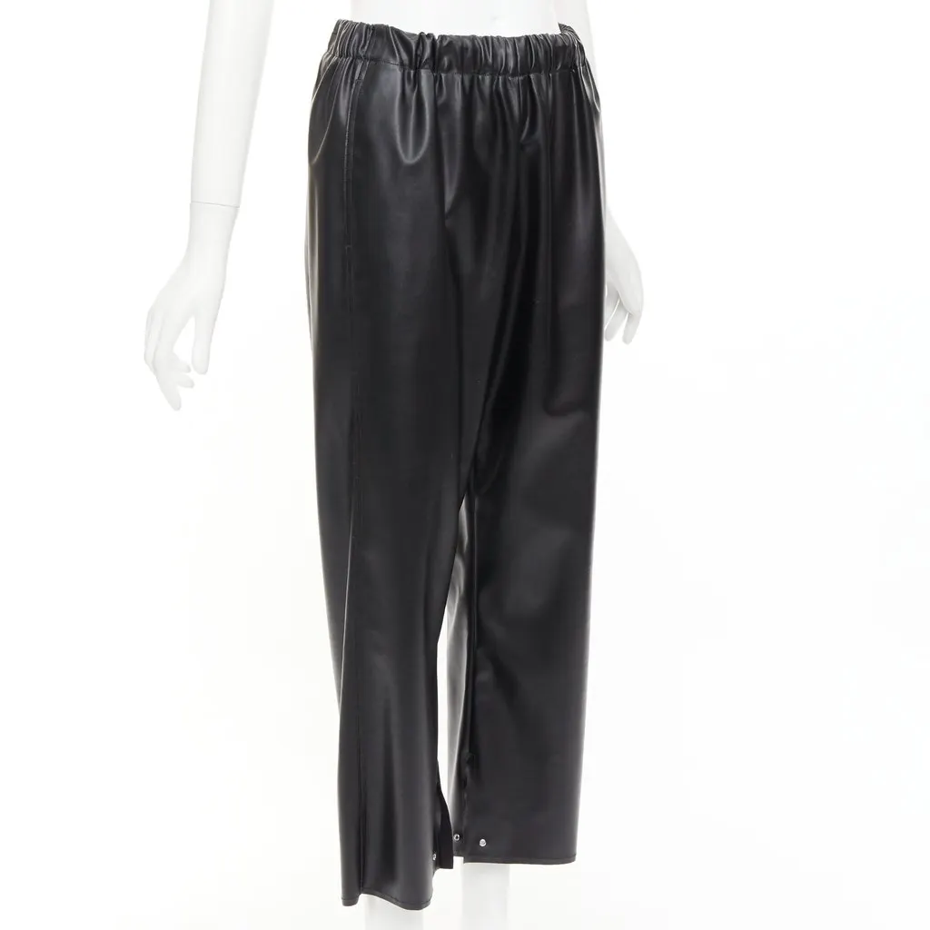Maison Martin Margiela Grommet Cropped Pants Black Polyester Very good - Inside View