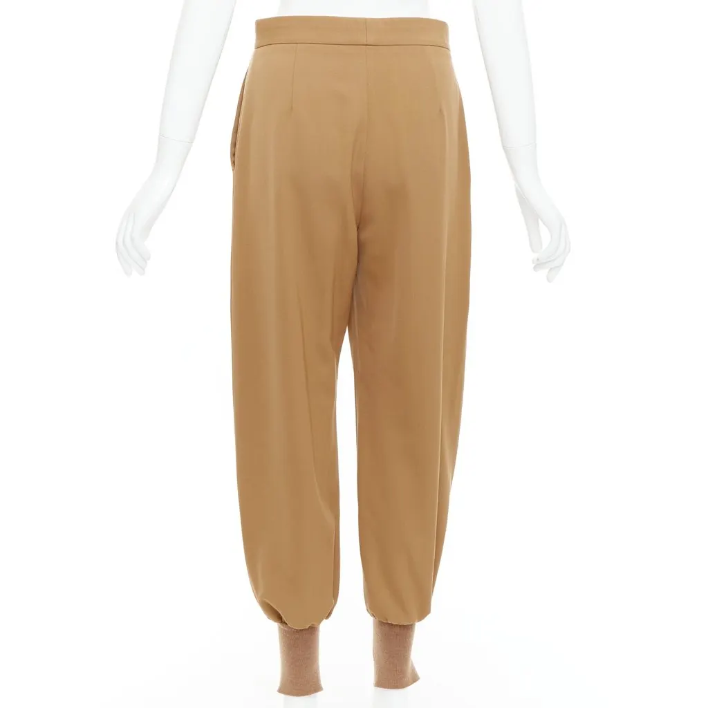 Stella McCartney Balloon Tapered Pants Camel Wool Good - Box View