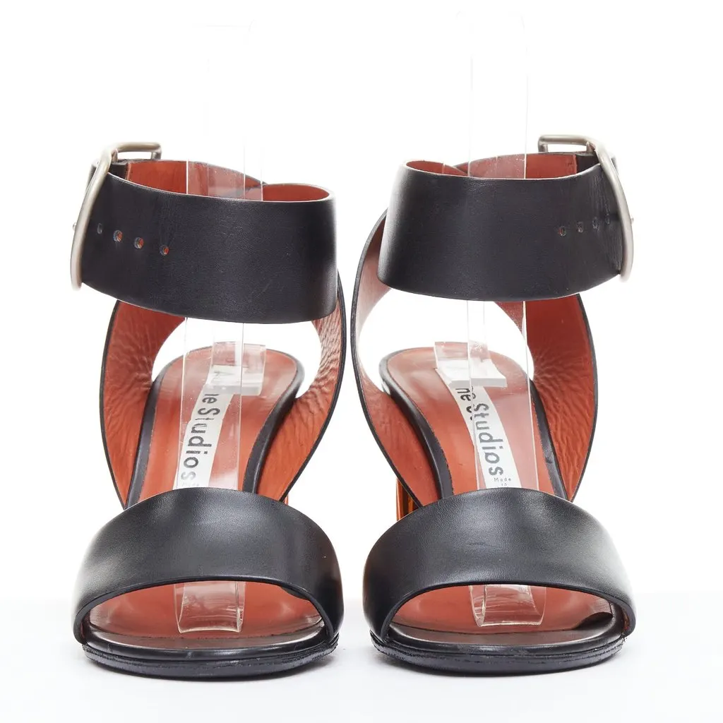 Acne Studios Obin Black Leather Good - Inside View
