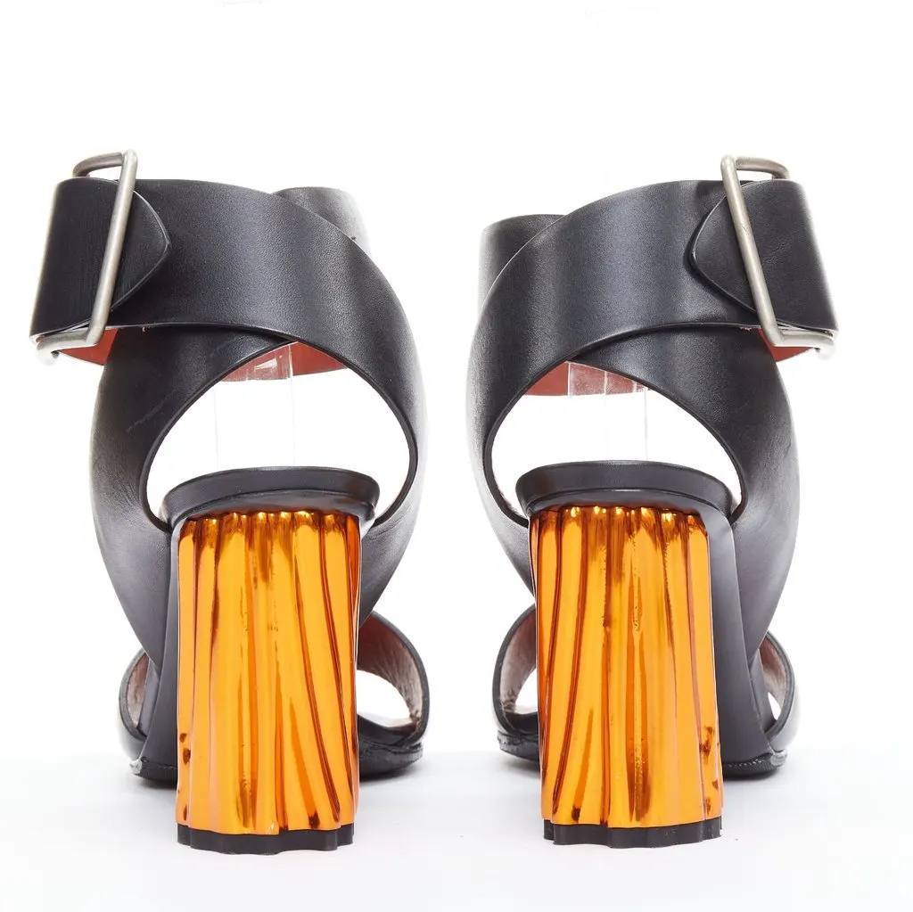 Acne Studios Obin Black Leather Good - Box View
