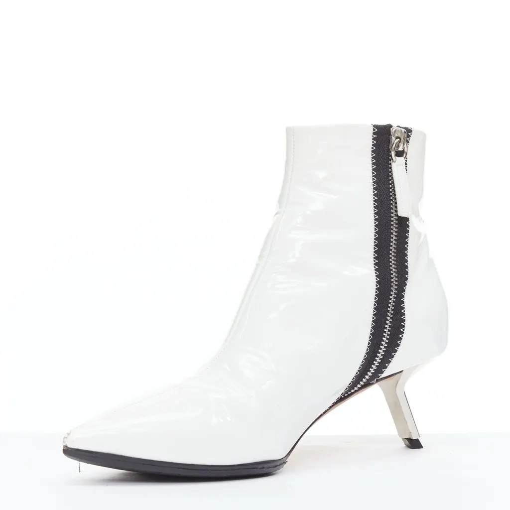 Alchimia Di Ballin Side-striped White Leather Fair - Model View