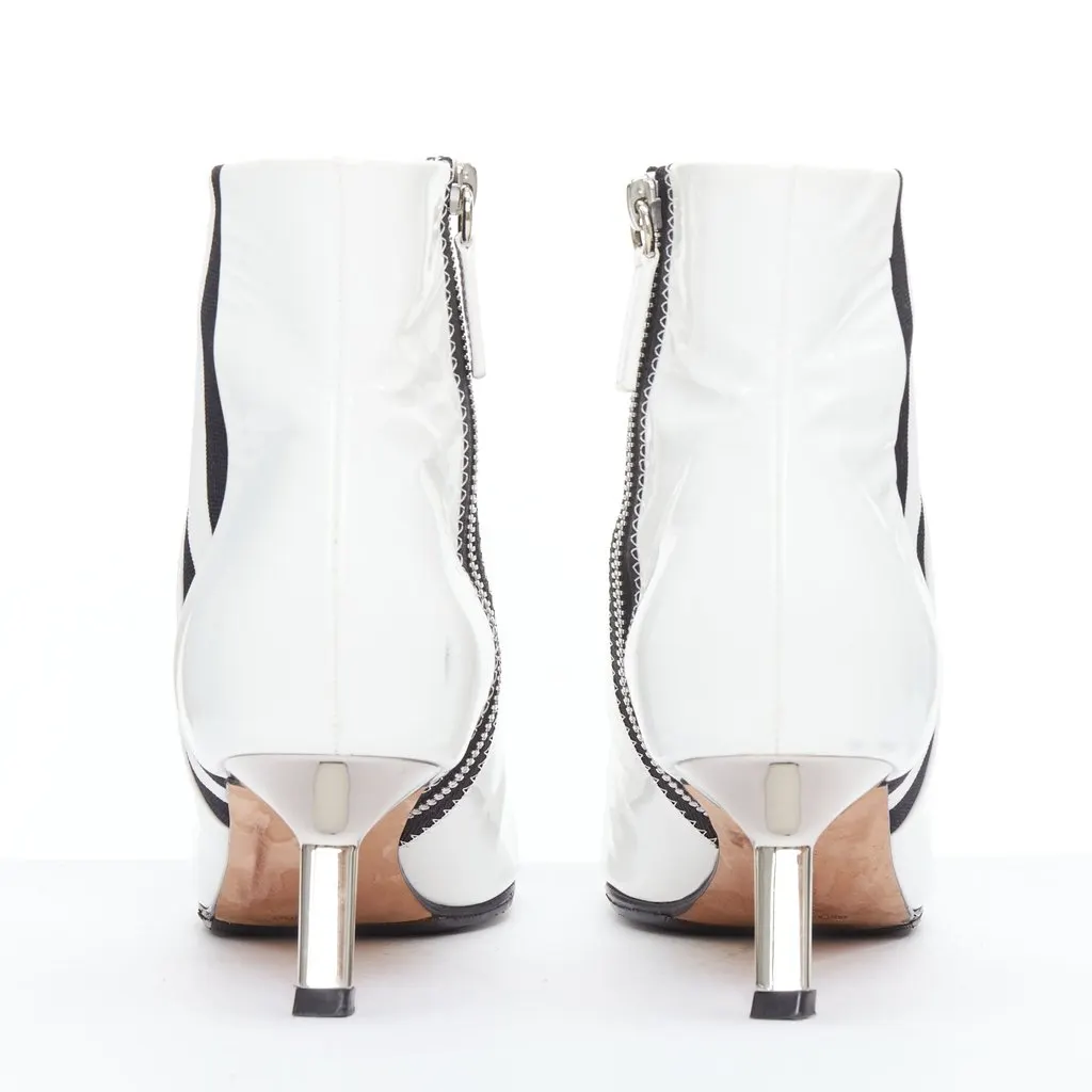 Alchimia Di Ballin Side-striped White Leather Fair - Box View
