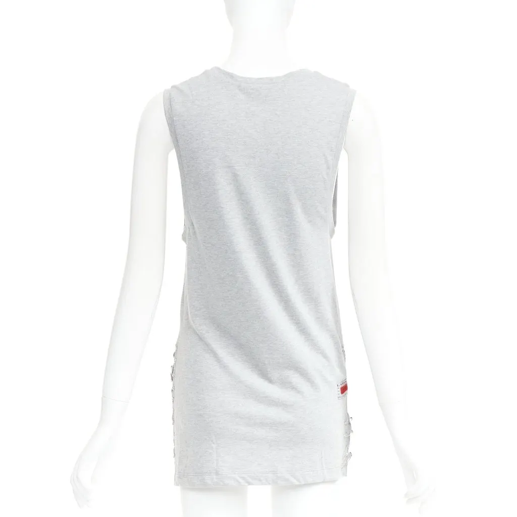 Balmain Grey Cotton Top Grey Cotton Very good - Box View